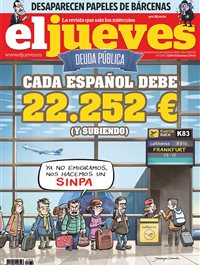 Cada español debe 22.252 € (y subiendo)