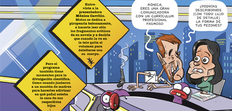 Hoy ha venido a ser baboseada a El hormiguero…