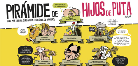 Gran pirámide de hijos de puta