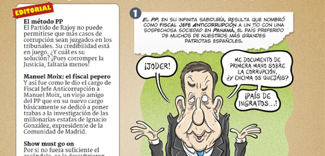 Editorial: el fiscal Moix