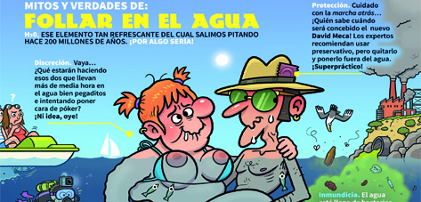 Follar en el agua