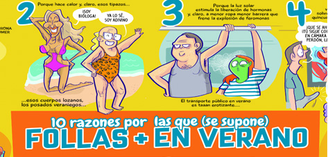 Razones por las que follas en verano