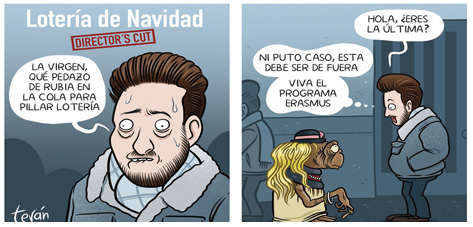 El anuncio de la lotería